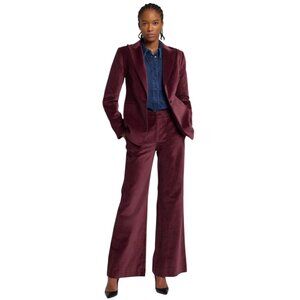 Chic Burgundy Flare Pants
